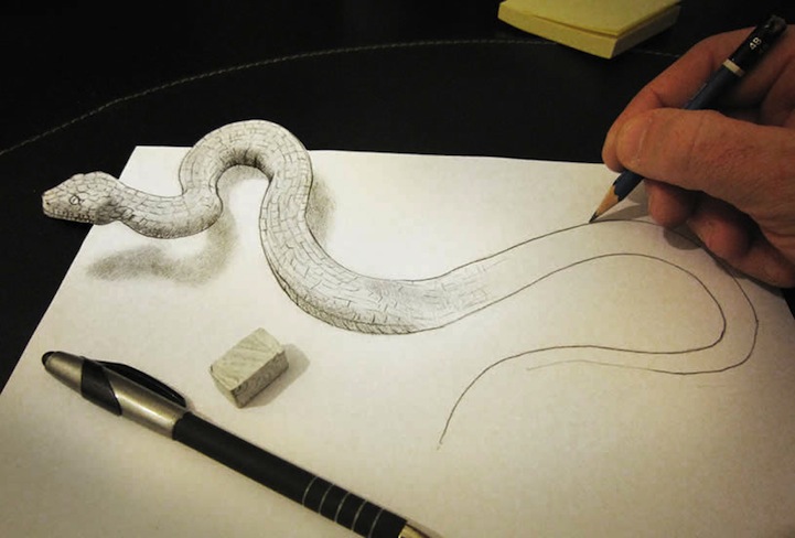 3d画教程立体墙绘教程是怎么做的?