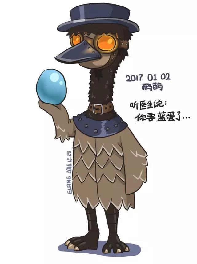 果壳【2017年物种日历】1月2日 鸸鹋