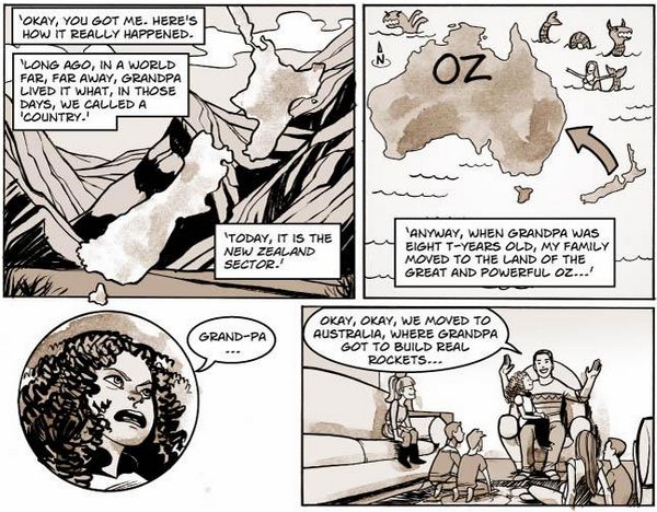 一篇      《逃离地球》 的网络漫画,描述了在矮行星谷神星上快速